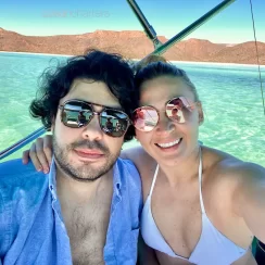 Couple enjoying luxury yacht rental cabo san lucas. Denisse Dominguez Beltran and Alberto Guillen Itie Couple enjoying luxury yacht rental cabo san lucas. Denisse Dominguez Beltran and Alberto Guillen Itie